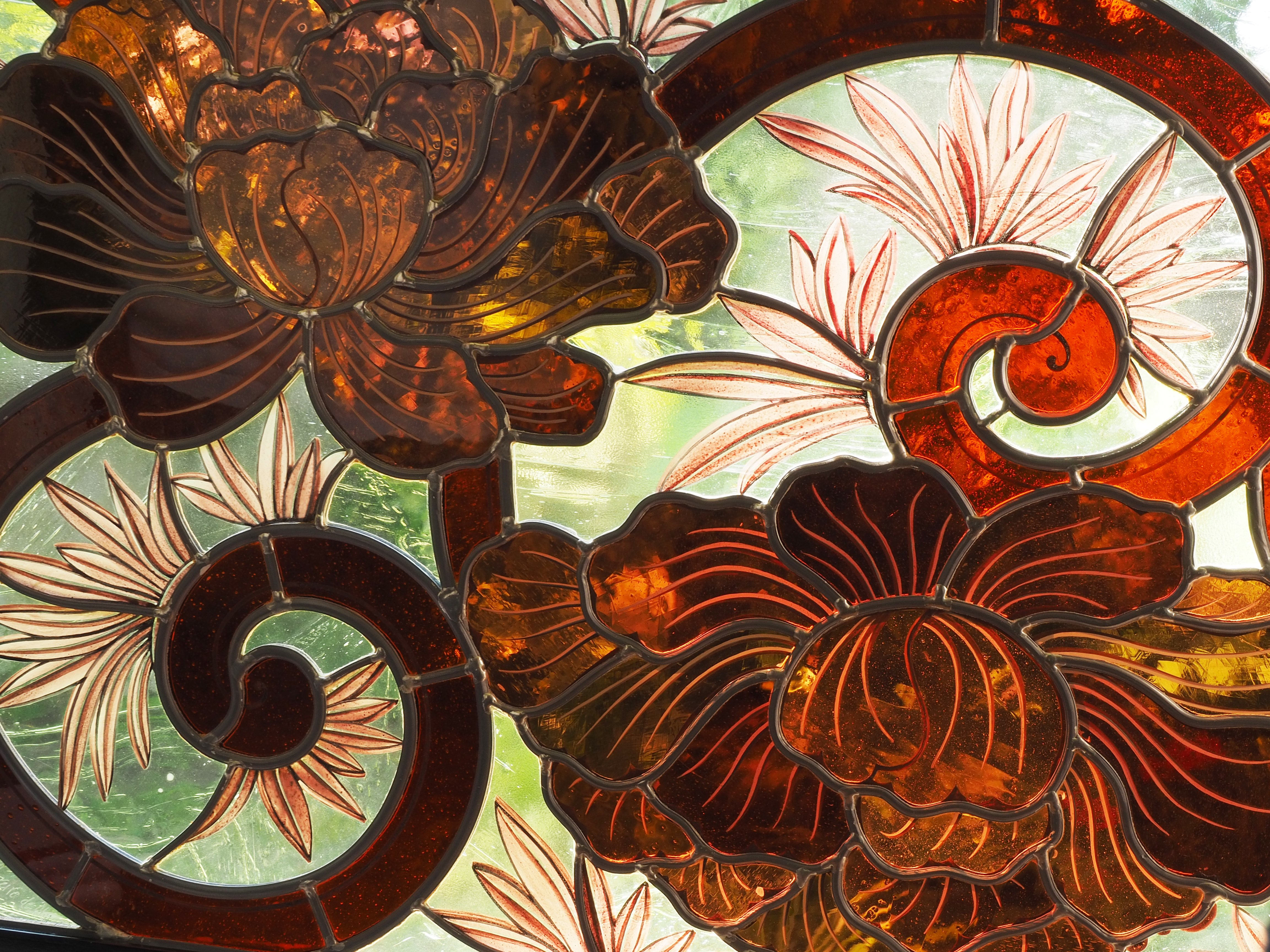 Vitrail floral