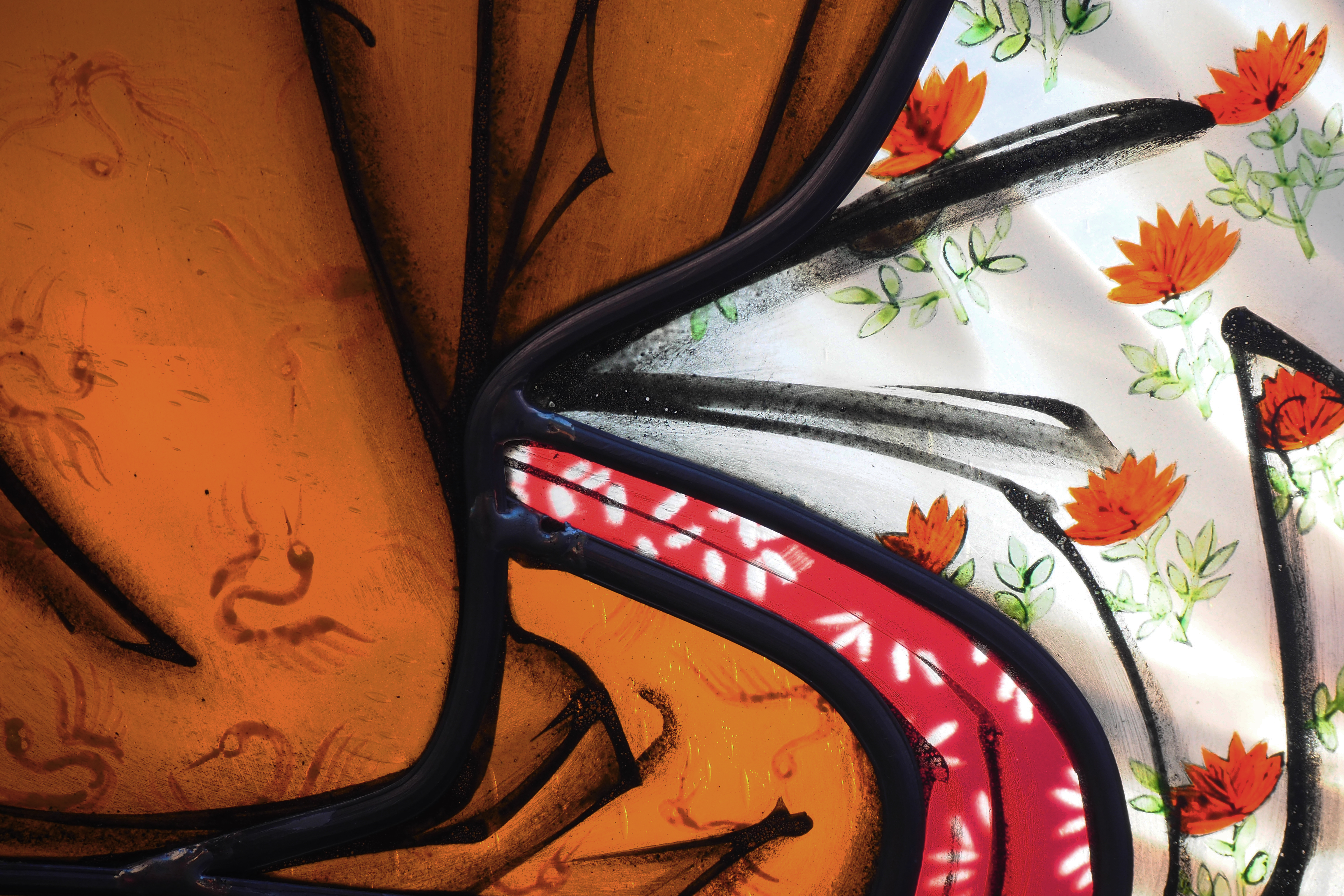 Peinture sur verre