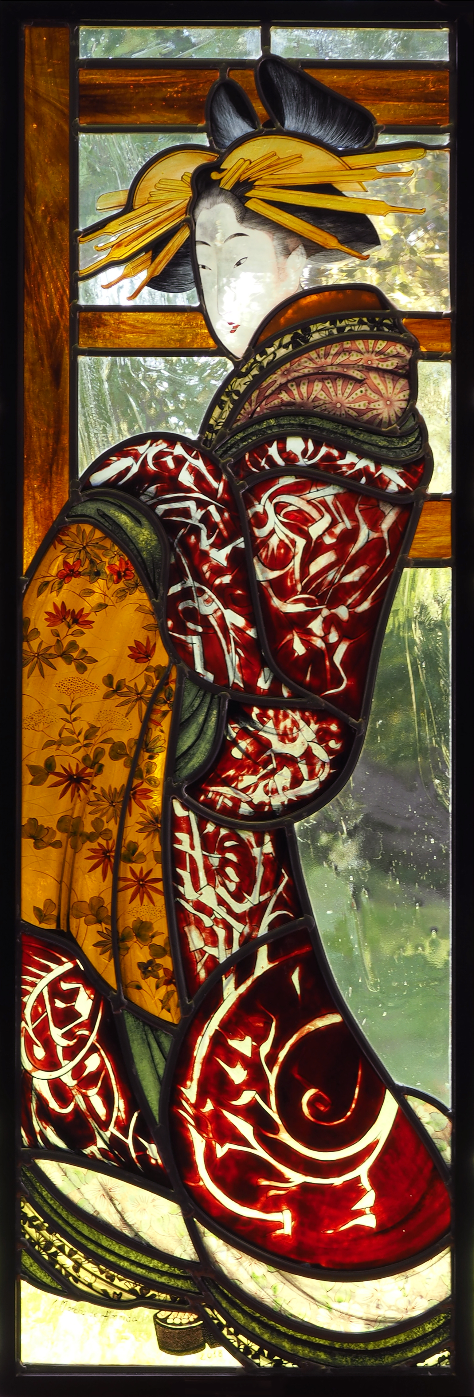 Peinture sur verre